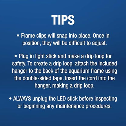 Tetra LED Aquarium Hood 20 in x 10 in, Low-Profile Fish Tank Cover | With Hidden Lighting - size: 20 Inch