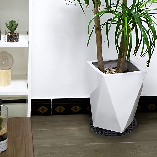 8 PCS 15.8 Inch Plant Level Pot Elevator, Heavy Duty Plant Stands | Plant Saucer Riser for Indoor Plant Flower Pot Grow Drainage, Plant Pot Saucer for Prevent Rot and Damage on Patio & Deck - size: 15.8 inch