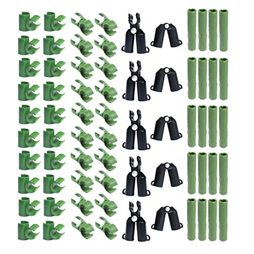 Adjustable Plant Trellis Connector Clip Plastic Plant Connector Stakes | 70 Pieces Plant Trellis Connector Clip Plastic Plant Connector Stakes Garden Plastic Connecting Joint Buckle Clip 11mm - size: 11mm