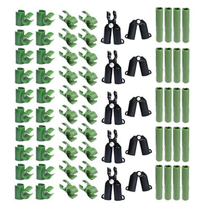 Adjustable Plant Trellis Connector Clip Plastic Plant Connector Stakes | 70 Pieces Plant Trellis Connector Clip Plastic Plant Connector Stakes Garden Plastic Connecting Joint Buckle Clip 11mm - size: 11mm
