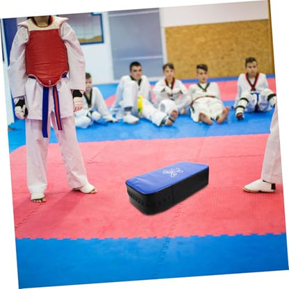 Thickened PU Taekwondo Kick Pad for Thigh Protection Curved Martial Arts Strike Shield Multipurpose Kickboxing and Thai Pads for Professional and Home Boxing Training