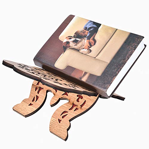 29.2cm Muslim Book Stand, Islam Eid Books Shelf, Wooden Book Stand Bracket, Suitable for Home Office Decor