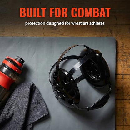 Wrestling Headgear with Chin Cup for Youth & Adult | Impact-Resistant ABS Shell, 11-Vent Breathable Design