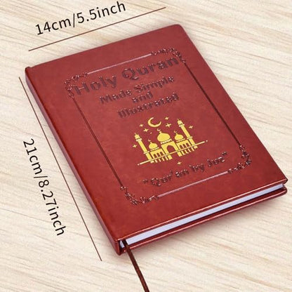 "Quran Made Simple: The Quran Journey - The Clear Quran, Holy Quran Made Simple and Illustrated | Study Guide for Beginners, Students & Adults | All 114 Surahs | Islamic Book, Easy-to-Understand, Visual Learning"
