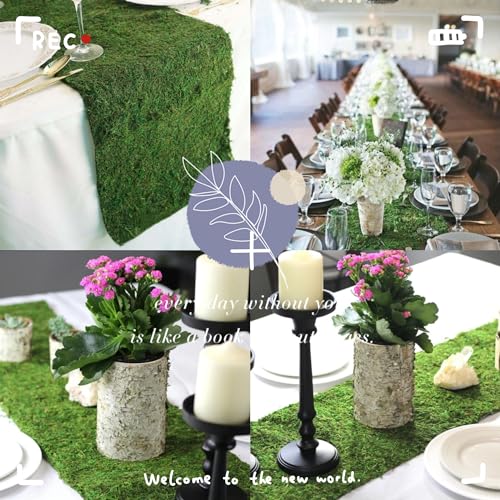 Roll of Green Moss for Fairy Gardens Wedding Other Arts and Crafts (15.3x130cm (6" W x 51" L)) - size: 15.3x130cm (6"W x 51"L )