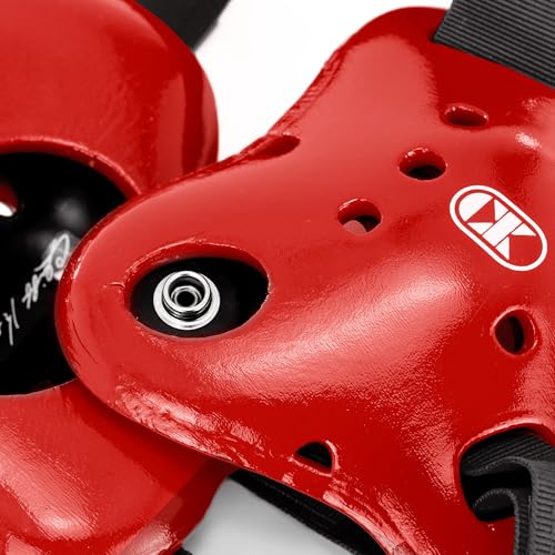 Cliff Keen Fusion Wrestling Headgear - color: Scarlet / Black
