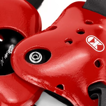 Cliff Keen Fusion Wrestling Headgear - color: Scarlet / Black