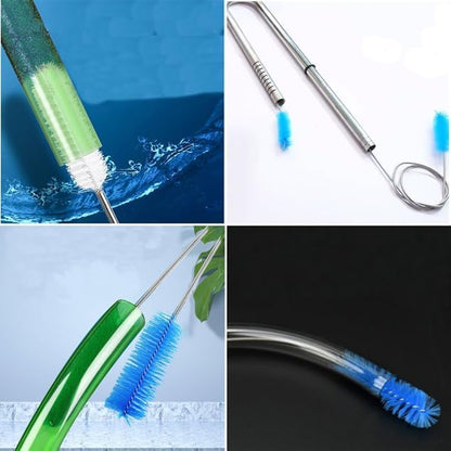 5p Dryer Vent&AC Drain Line Cleaner Brush,Multifunctional Pipe Cleaning | Dryer Vent, Flexible design for Sink, Shower Drain, Vacuum Hose, Hookah, P Trap & Snake Drain Unclogger