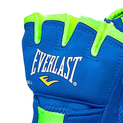 Everlast Evergel Handwraps - color: Blue/Green, size: X-Large