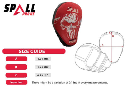 Curved Boxing Pads - Boxing Mitts and Punch Pads, Muay Thai MMA Focus Boxing Mitts Suitable for Boxing, Kickboxing, Karate, and Martial Arts - color: BTF-Red