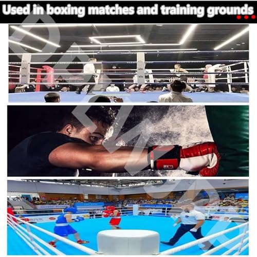 Portable Boxing Timer for Training Digital Gym Timer Gym Clock,Interval Timer,Workout Timer Interval Gym Timer with Led Lights Display for Workout Boxing Equipment (Red)