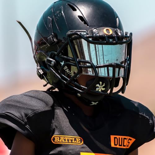 Battle Sports Spinner Oxygen Football Mouthguard - Superior Airflow & Better Performance, Maximum Protection & Breathability Football Mouthpiece, Works with Braces | Maximum protection, Safe secure comfortable fit, Built-in airflow channels, Advanced comp
