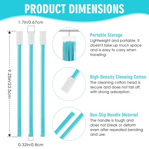 20PCS Crevice Cleaning Brush Tool Kit - Disposable Toilet Brush & Seat Cleaner for Windowsill, Keyboard, Car, Toilet Wand Kit