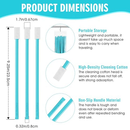20PCS Crevice Cleaning Brush Tool Kit - Disposable Toilet Brush & Seat Cleaner for Windowsill, Keyboard, Car, Toilet Wand Kit