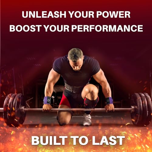TECEUM Weightlifting 18" & 12" Wrist Wraps with Thumb Loop – Heavy Duty Wrist Workout Braces for Men and Women – Ideal for Powerlifting, Strength Training, Bodybuilding - color: US Flag, style: 12" – Arms on Fire
