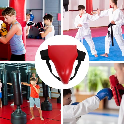 YARNOW ’s Training Groin Protector, Wear-Resistant Breathable Crotch Guard for Taekwondo and Martial Arts, Reusable Protective Gear for ’ Combat Sports