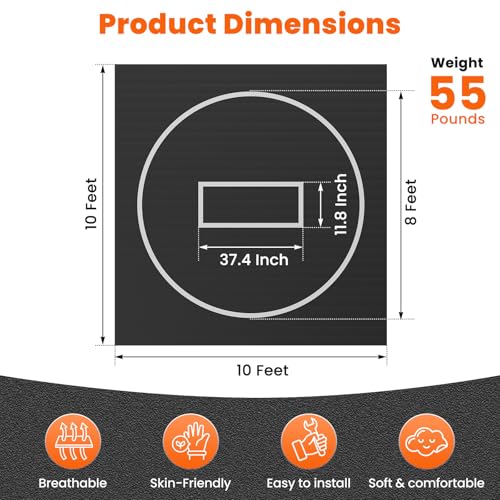 Wrestling Mat - Foam or Inflatable Wrestling Mats for Home, Jiu Jitsu Mats Kids, Thick Training Exercise Mats for BJJ, Gymnastics, Judo, Martial Arts, Boxing, Yoga