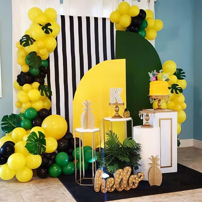 Green and Yellow Balloons Tractor Balloons Sport Theme Balloon - color: Black Yellow Green