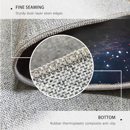 Starry Nature Round Area Rugs 3ft Autumn Tree Starry Night Sky Water Reflection Circular Rugs Washable Non Slip Carpet Large Thin Foldable Low Pile Stain Resistant Throw Mat for Bedroom Office - color: Ydt03, size: 3ft (Round)