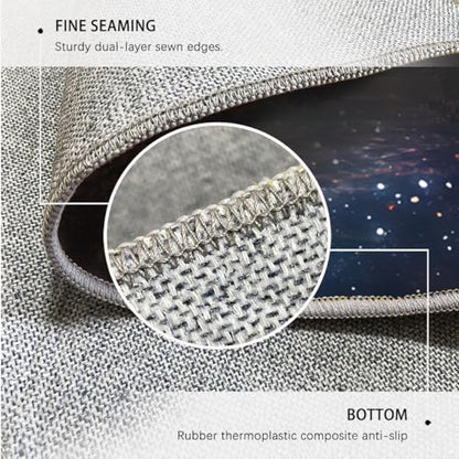 Starry Nature Round Area Rugs 4ft Autumn Tree Starry Night Sky Water Reflection Circular Rugs Washable Non Slip Carpet Large Thin Foldable Low Pile Stain Resistant Throw Mat for Bedroom Office - color: Ydt03, size: 4ft (Round)