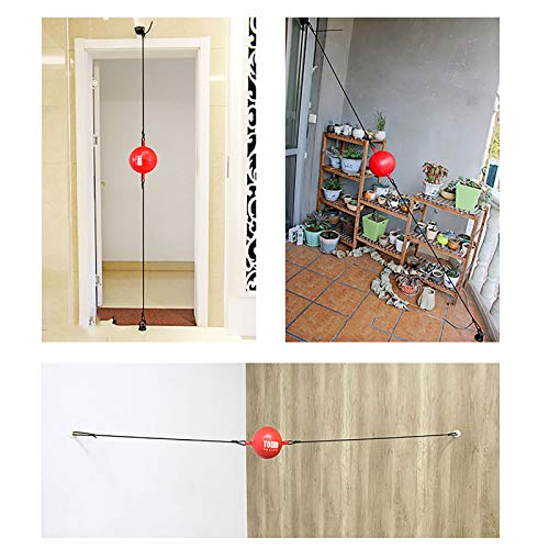 Speed Punch Bag Leather Speed Ball Hanging Boxing Punching Ball, Double End Ball with Boxing Reflex Ball for Gym MMA Boxing Sports Punch Bag - color: Gold