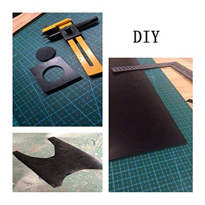 NABOWAN Solid Rubber Sheets,Strips,Rolls 1/4" (.250") Thick x 8" Wide x 8" Long (Pack of 2) Neoprene Rubber, Perfect for DIY Gasket Material, Sealing, Liner, Shield, Padding, Mat - size: 8" Wide x 8" Long, style: 1/4" (.250") Thick