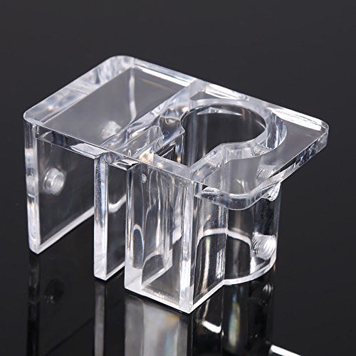 Aquarium Clip Holder | Top - Grade Acrylic Fish Tank Filtration Mount | Hose/Pipe/Tube Clip for 13-17mm Diameter | Safe & Sturdy Water Hose Fixing