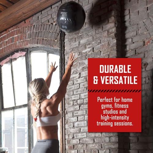Fitness First Soft Wall Ball, 5-25 LBS, Durable Reinforced for Core Strength Building, Cardio - size: 25lb, new