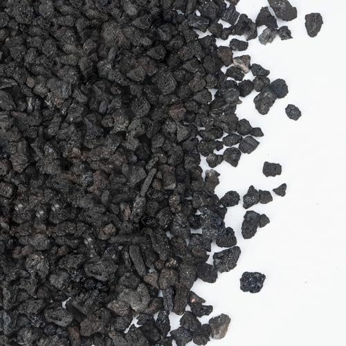 Pulovin 2.5lbs Lava Rocks for Plants, 1/5 Inch Black Gravel for Succulent, Cactus, Bonsai Tree, Pure Volcanic Rocks, Top-Dressing, Good Drainage - color: Black