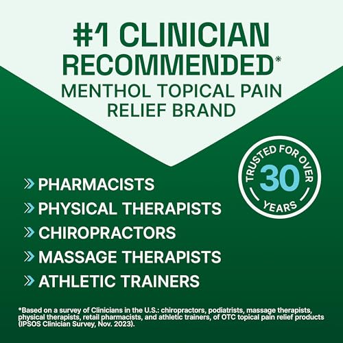 Biofreeze Roll On Pain Relief for Knee, Neck, Hip, Joint, Shoulder, & Simple Backache, Arthritis Pain Reliever, Sore Muscle Relief, Roll On Menthol Gel 3 Fl Oz (Pack of 3) - size: 3 Fl Oz (Pack of 3), style: Green