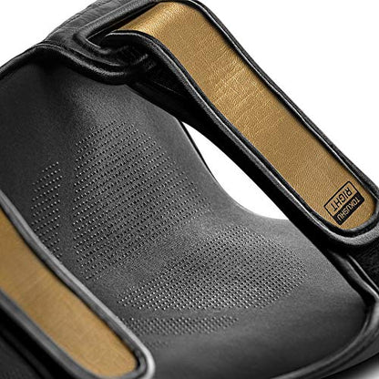 Hayabusa T3 Striking Shinguards - color: Black/Gold, size: Medium