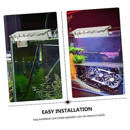 Abaodam Acrylic Water Grass Tool Organizer for Aquariums Multi-functional Tool Holder Storage Rack for Fish Tank Maintenance Sturdy and Easy-to-Use Cleaning Accessory