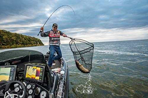 Ego Small & Compact Floating Fishing Net with Flexible Handle, High Strength Plastic, 18" Handle, 8" Mesh Bag Depth, Fishing Gear and Accessories - color: 10-In Bait Net - Closeout, size: Yellow