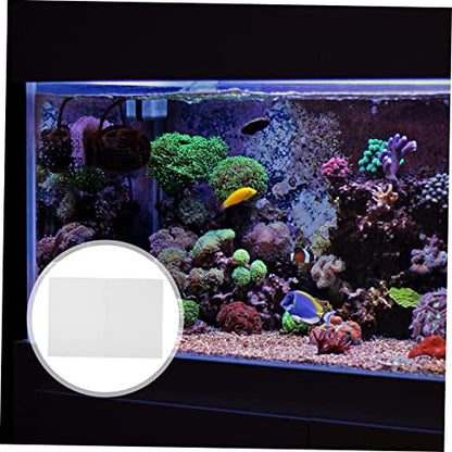 Reptile Terrarium Cushioning Mat Thickened Aquarium Pad for Fish Tank Non- Heat Insulation Shock Absorbing Base Mat for Aquarium Setup - color: White