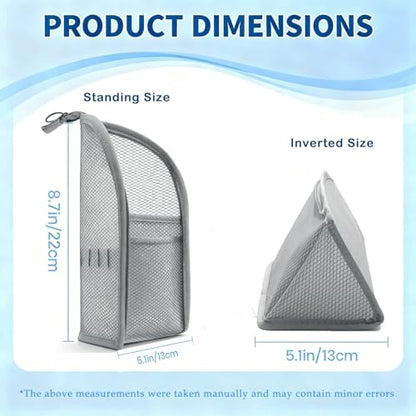Standing Toiletry Bag, 4 Pack EVA Waterproof Travel Bag for Toiletries, Portable Large Capacity Cosmetic Organizer Pouch Lightweight Storage Bag for Men Women Travel Gym Camping