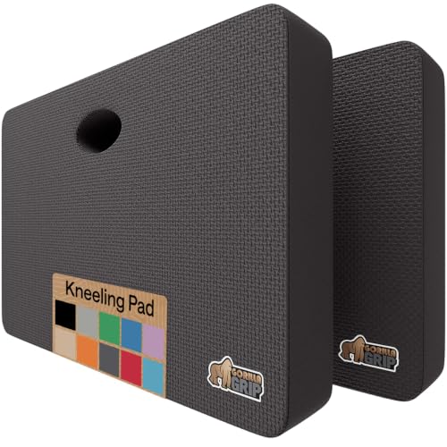 GORILLA GRIP® Extra Thick Foam Kneeling Pad for Gardening, 17.5x11 Charcoal - color: Charcoal