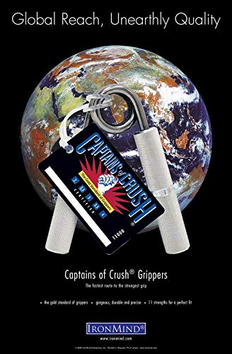 IronMind Captains of Crush Gripper | The Fastest Way to the Strongest Grip | The Gold Standard of Grippers | The Single Best Hand Strength Training Tool You Can Buy | Made in the USA - size: 1. Guide (60 lb)