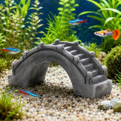 30PCS Miniature Bridge Resin Arch Bridge Model for Aquarium | Detailed Mini Scale Mini Resin Arch Bridge Figurines For Dollhouse Scenes Aquariums Diy Crafts