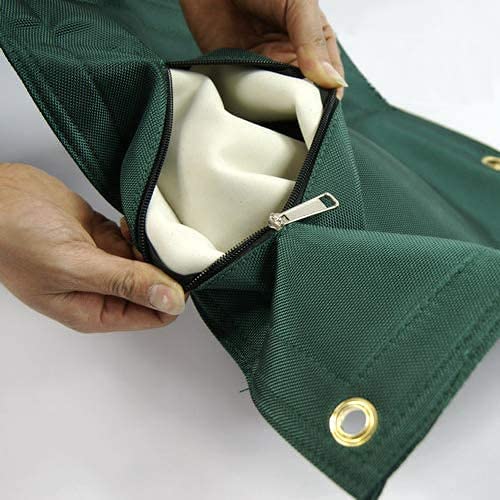 Wing Chun Kung Fu Canvas Sandbag Wall Hanging Bag is Suitable for Kick Boxing and Various Boxing Training. - color: New Green