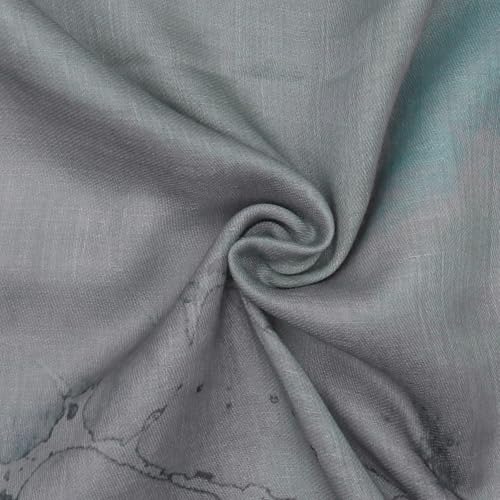 ZGMYC Watercolour Floral Printed Hijab Scarf for Women Soft Modal Cotton Instant Hijab Head Wraps Shawls Long Scarves - color: Color 27