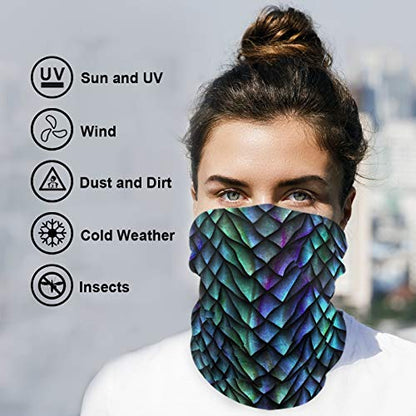 visesunny Seamless Scarves Bandana Scarf UV Resistence Outdoor Sport Balaclavas Headwear Headband Unisex - color: Multi3
