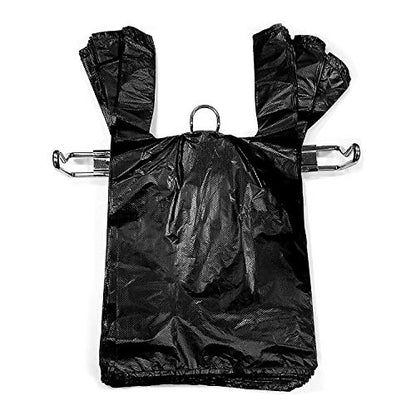 Wall Mount Plastic Grocery Bag Holder/Dispenser - T-Shirt Bag Rack - Includes Screws, 5 Pack - size: 5 Pack