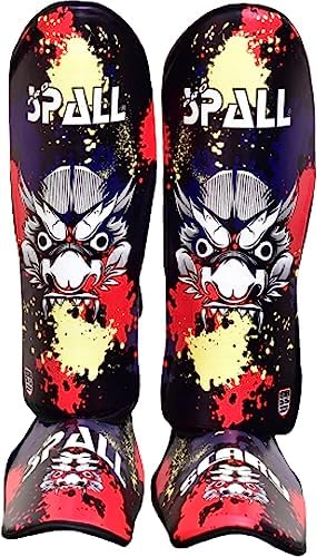 Muay Thai Guards Shin Guards for Kickboxing Martial Arts Kicking BJJ Boxing Equipment MMA Training and Sparring Leg Guard with Instep Protection Pads - color: Blue, size: X-Small