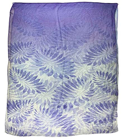 Xyueanlo Scarfs for Women Lightweight Scarves Fashion Print Floral Pattern Scarf Shawls - color: R-purple