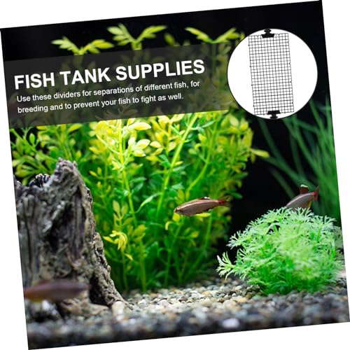 POPETPOP 1set Fish Tank Divider Aquarium Isolation Tool for Breeding and Separation High-Transparency Panels Cups