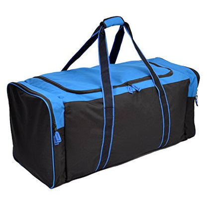 튼튼한 멀티 포켓 내구성 스포츠 체육관 장비 여행 더플 백 - color: XL 91.4cm(36인치) 블루, size: 36IN