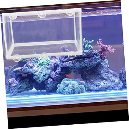 TOYANDONA 2pcs Fish Breeding Divider Floating Mesh for Aquarium Water Isolation Net for Fry and Fish Easy to Install and Clean Compact