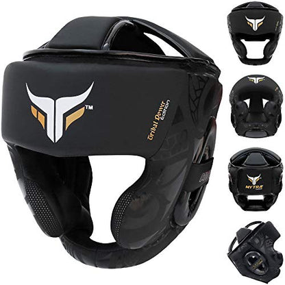 Mytra Fusion Boxing Head Guard Kickboxing Training Muay Thai Head Protector