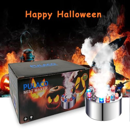 PULACO Mist Maker Fogger with Splash Guard for Halloween