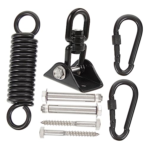 Kisangel Heavy Duty Stainless Steel Hanger Set for Punching Bags Easy to Install Resistant Bracket for Home Use Smooth Rotating Design for Sandbags and Hammocks